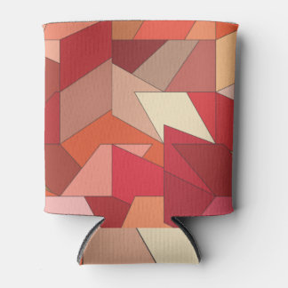 Modern Geometric Pattern  Can Cooler