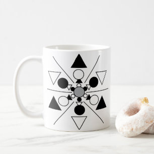 Modern Geometric Pattern Coffee Mug