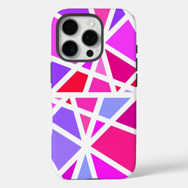 Modern Geometric Pattern Design Case-Mate iPhone Case (Back)