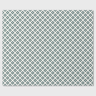 Modern Geometric Pattern in Nature-Inspired Colour Wrapping Paper