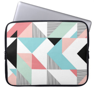 Modern Geometric Pattern Laptop Sleeve