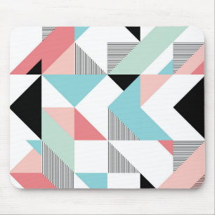 Modern Geometric Pattern Mouse Mat