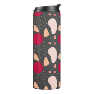 Modern Geometric Pattern Thermal Tumbler