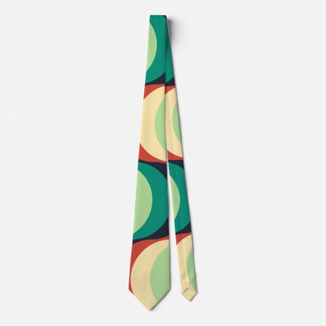 Modern Geometric Pattern Tie (Front)