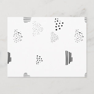 Modern Geometric Postcards Stylish Stationery Se