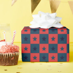 Modern Geometric Premium Initial Baby Shower Wrapping Paper