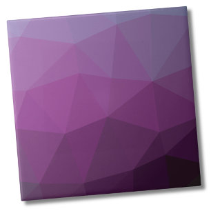 Modern Geometric Purple Gradient Tile