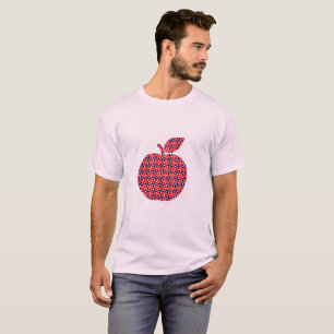 Modern Geometric Quarter Circle Pattern T-Shirt