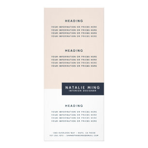 Modern Geometric Rack Card