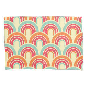 Modern Geometric Retro Fifties Pattern #2 Pillowcase