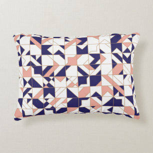 Modern geometric seamless pattern decorative cushion