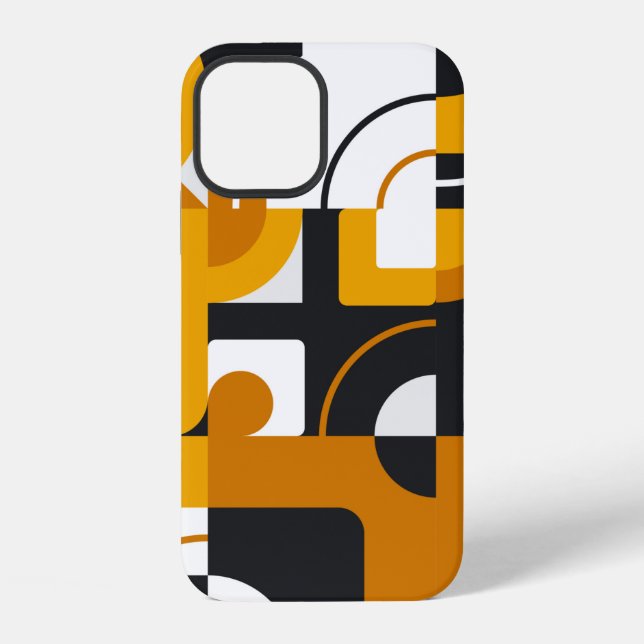 Modern geometric seamless pattern iPhone case (Back)