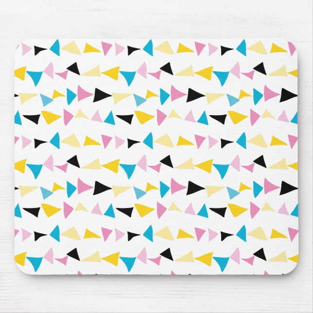 Modern Geometric Shape Confetti pattern Mouse Mat (Front)
