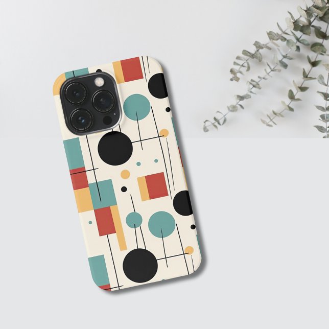 Modern Geometric Shapes iPhone Case (Creator Uploaded)