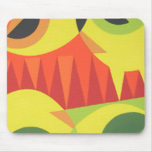 Modern Geometric Shapes Mousepad