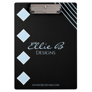 Modern Geometric Sleek Minimalist Clipboard