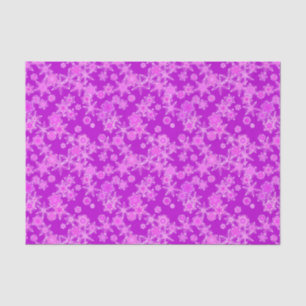 Modern Geometric Snowflakes, Amethyst Purple Tissue Paper