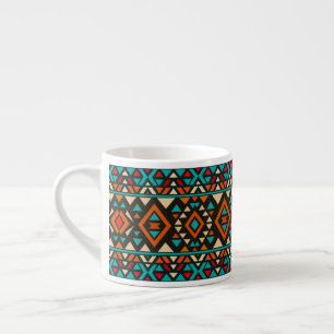 Modern Geometric Southwest Style  Espresso Cup
