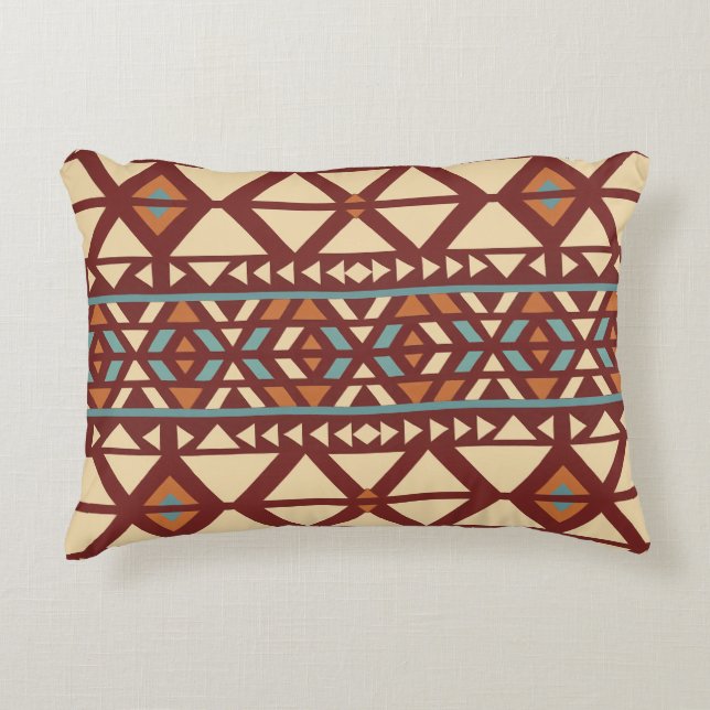 Modern Geometric Southwest Style Mug Decorative Cushion (Front)