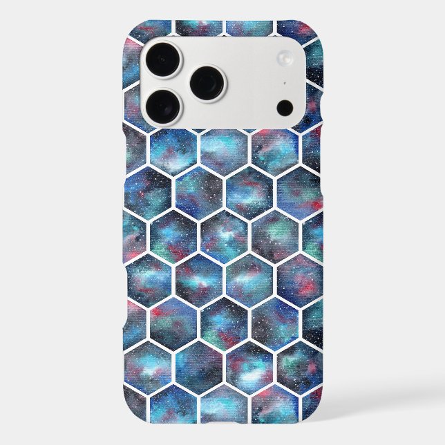Modern Geometric Space Grid with Cosmic Colours (Back)