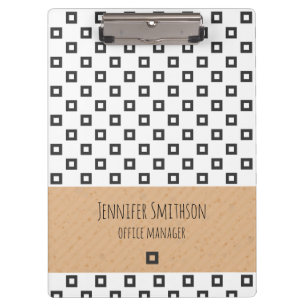 Modern Geometric Style Clipboard