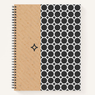 Modern Geometric Style Spiral Notebook