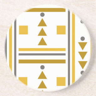 Modern Geometric Style Stone Coaster
