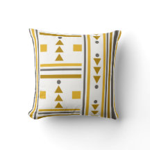 Modern Geometric  Style Throw Pillow 