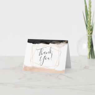 Modern Geometric Thank You Card