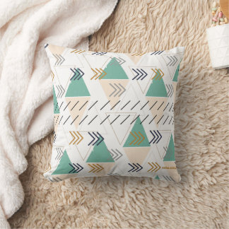 Modern Geometric Throw Pillow