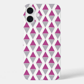 Modern Geometric Triangle Pattern iPhone Case