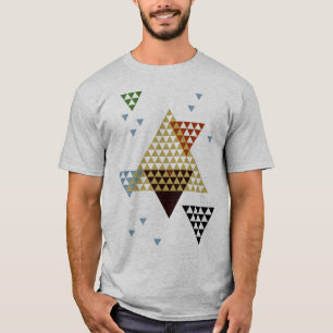 Modern Geometric Triangles & Abstract Shapes T-Shirt