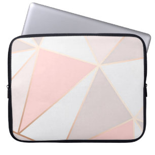 Modern Geometric Triangles Laptop Sleeve