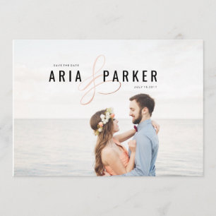 Modern Geometric Wedding Save the Dates Save The Date