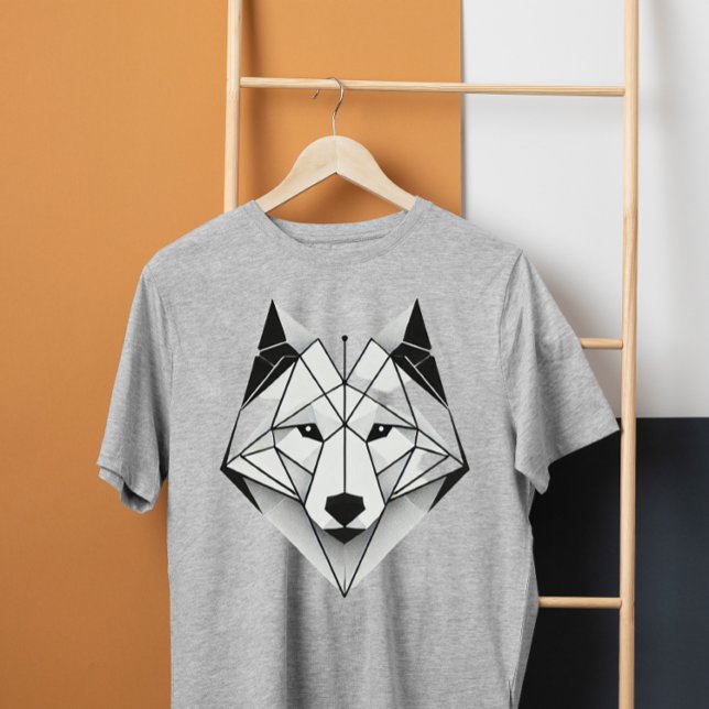 modern geometric  wolf  T-Shirt (Creator Uploaded)
