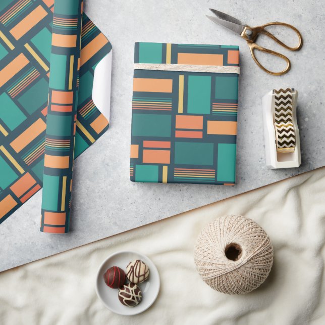 Modern Geometric Wrapping Paper (Crafts)