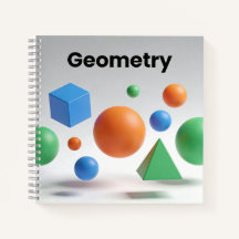 Modern Geometry Colorful 3D Shapes Teacher Student