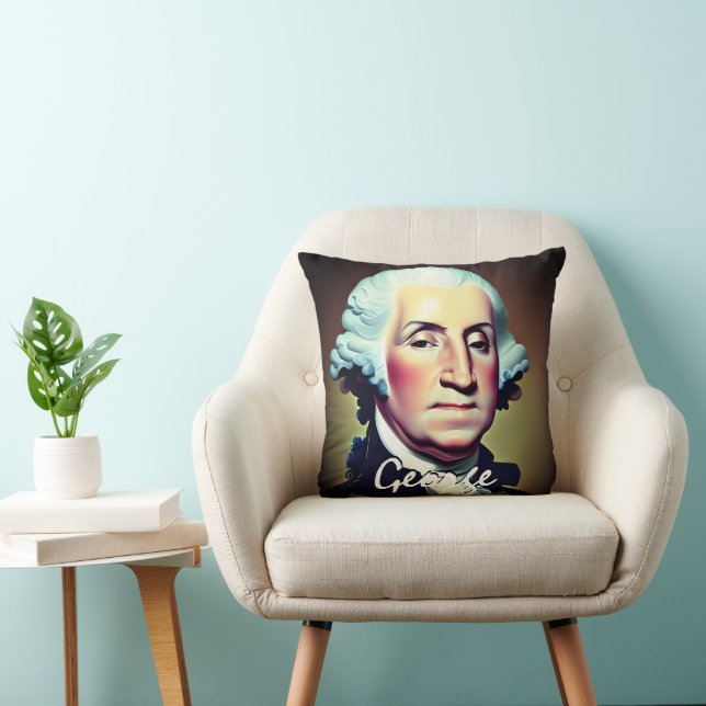 Modern George Washington Cushion (Chair)