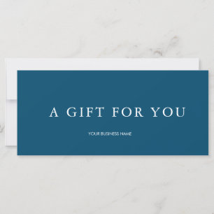 Modern Gift Certificate