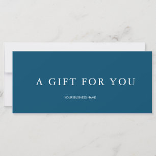 Modern Gift Certificate
