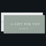 Modern Gift Certificate<br><div class="desc">This design was made with simplicity and elegance in mind. The modern minimal design can be used with various business styles It catches the eye and conveys a clear brand and message. Customise this design with your details and use for your business needs.</div>