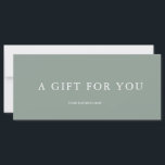 Modern Gift Certificate<br><div class="desc">This design was made with simplicity and elegance in mind. The modern minimal design can be used with various business styles It catches the eye and conveys a clear brand and message. Customise this design with your details and use for your business needs.</div>