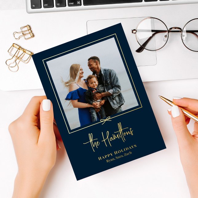 Modern Gift Foil Holiday Card Christmas Card (Creator Uploaded)