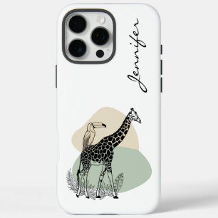Modern Giraffe iPhone 16 Pro Max Case