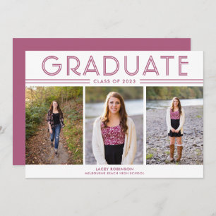 Modern Girl High School Graduation 3 Photo