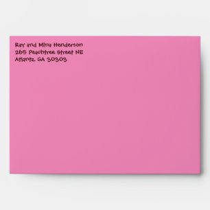 Modern Girl Monkey Envelope [Pink]