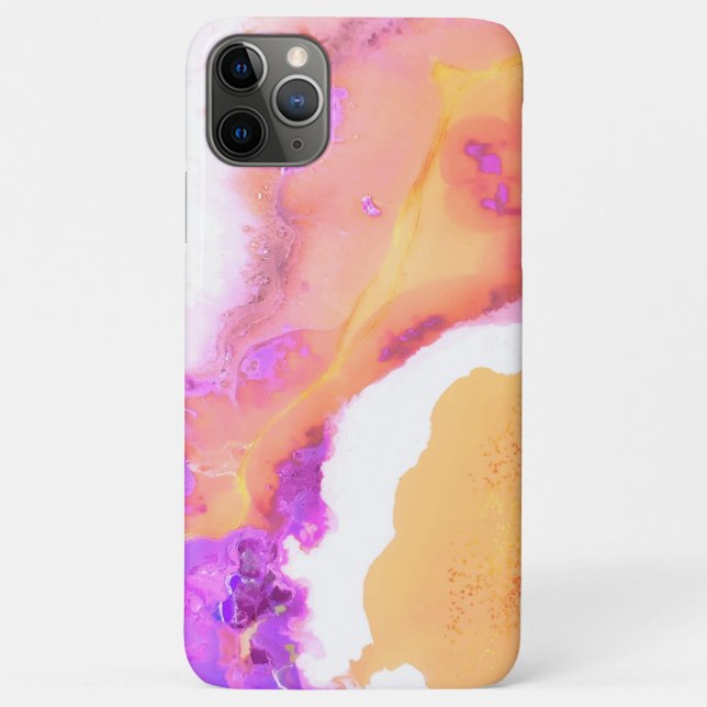 Modern Girly Abstract Liquid Art Case-Mate iPhone Case (Back)