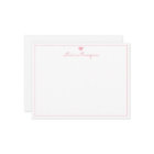 Modern Girly Chic Blush Pink Heart Feminine Script