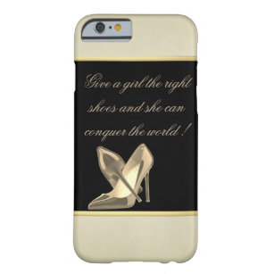 Modern Girly Cute, Heels-Motivational Message Barely There iPhone 6 Case