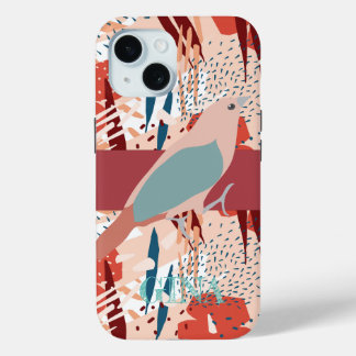 Modern Girly Cute Personalised iPhone 15 Case